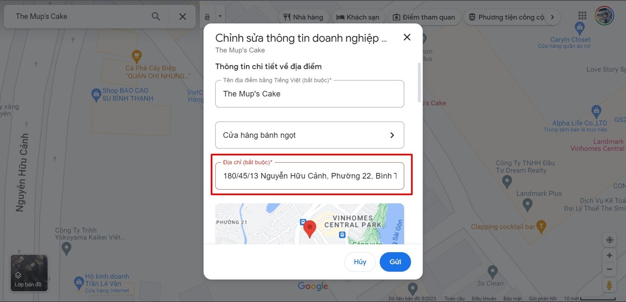 Vì sao google map không hiện lên tìm kiếm
